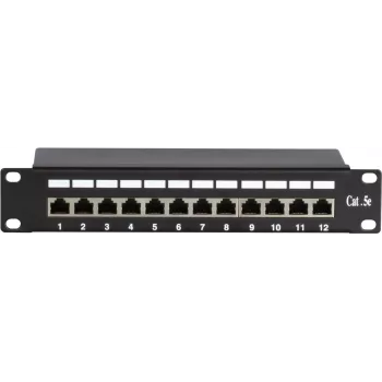 DSIT DS-10Patch5-12FTP 10 inch 12portový FTP Cat 5e patch panel
