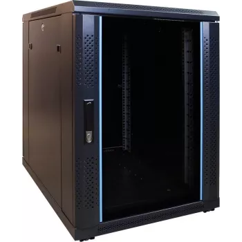 DSIT DS6615-MINI 15U 600x600mm nástěnná serverová skříň se skleněnými dveřmi
