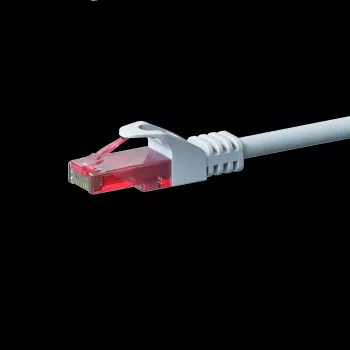 DSIT CAT6 U/UTP síťový kabel, 5 m, bílý, 100% měď (DC-62-050)
