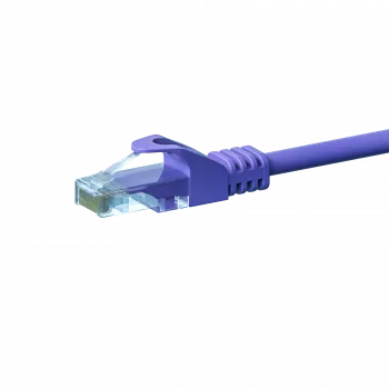 DSIT CAT5e síťový kabel U/UTP 0,5 m fialový 100% měď