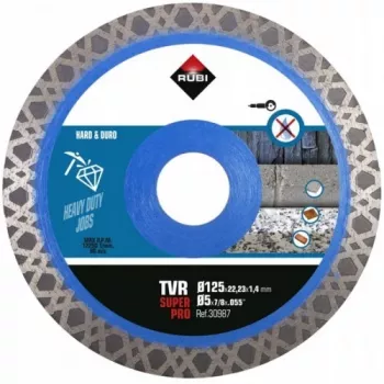 RUBI Turbo Viper Blade – diamantový řezný kotouč TVR SuperPro 125 mm