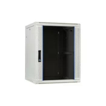 DSIT DS6604W 4U Wall-Mount Server Cabinet with Glass Door, 600 x 600 x 280 mm, White