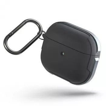 UNIQ Valencia antimikrobiální pouzdro pro AirPods 3. generace, šedá