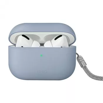 UNIQ Lino silikonové pouzdro pro AirPods Pro 2. generace (2022/2023) arkticky modrá