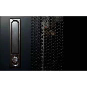 DSIT 19U Freestanding Server Cabinet 600x1000x860 mm Perforated Doors Black