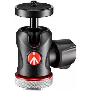 Kulová hlava Manfrotto MH492LCD-BH pro sáňky fotoaparátu, černá