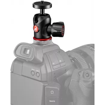 Kulová hlava Manfrotto MH492LCD-BH pro sáňky fotoaparátu, černá