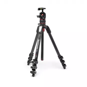 Karbonový stativ Manfrotto MK055CXPRO4BHQR s kulovou hlavou