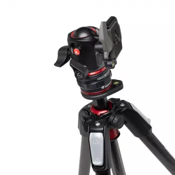 Karbonový stativ Manfrotto MK055CXPRO4BHQR s kulovou hlavou