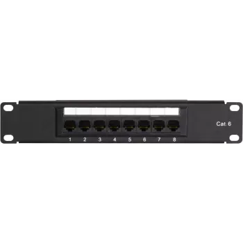 DSIT DS-10Patch6-8UTP 10 inch 8-portový UTP CAT 6 patch panel