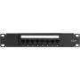 DSIT DS-10Patch6-8UTP 10 inch 8-portový UTP CAT 6 patch panel
