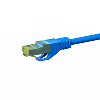DSIT Cat.7 S/FTP PiMF RJ45 Network Cable, 0.25m, Blue