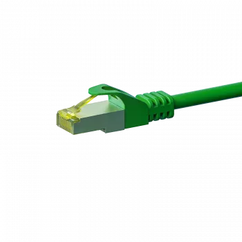 DSIT Cat.7 S/FTP PiMF RJ45 Patch Cable, Green, 1.5 m