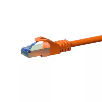 DSIT CAT 6a S/FTP LSOH Network Patch Cable, 20m, Orange, 10 Gbps, 500 MHz, RJ45