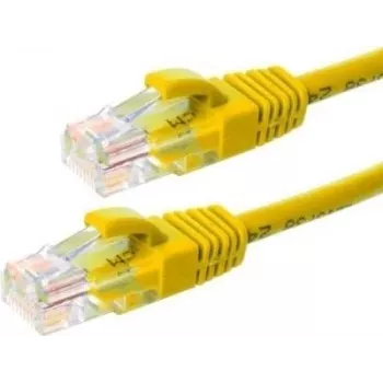 DSIT CAT5e Network Cable, U/UTP, 5 m, Yellow, 100% Copper (DC-57-050)