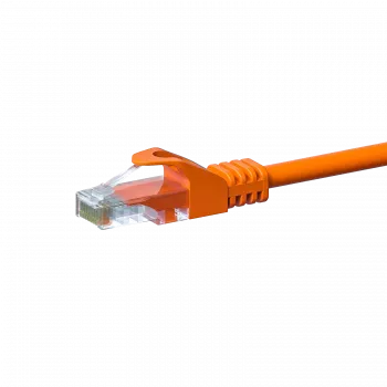 DSIT Cat 5e U/UTP Ethernet Patch Cable, 0.5m, Orange, CCA, RJ45, 1 Gbps