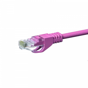 DSIT CAT 5e U/UTP Network Patch Cable, 5 m, RJ45, Pink, CCA