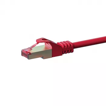 DSIT CAT 6 síťový kabel LSOH - S/FTP - 50 metrů - červený (DC-S65-500)