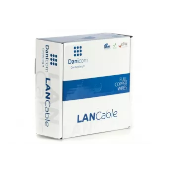 Flexibilní síťový kabel DSIT DANICOM CAT5E FTP 100m PVC (Fca) - DC-FTP5E-100-FCA