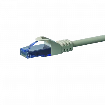 DSIT CAT6a síťový kabel 100% měď U/UTP 0,15 m šedý