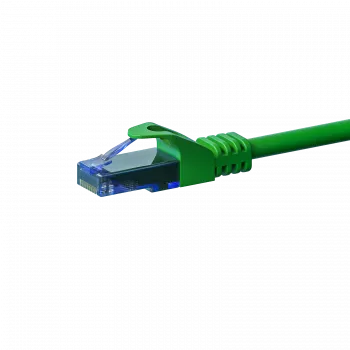 DSIT CAT6a U/UTP 100% měď patch kabel 0,5 m zelený