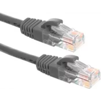 DSIT CAT6a U/UTP 100% měď Ethernet patch kabel, 1,5 m, šedý