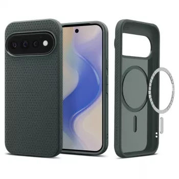 Pouzdro SPIGEN Liquid Air Mag MagSafe pro Google Pixel 11 Pro - Abyss Green