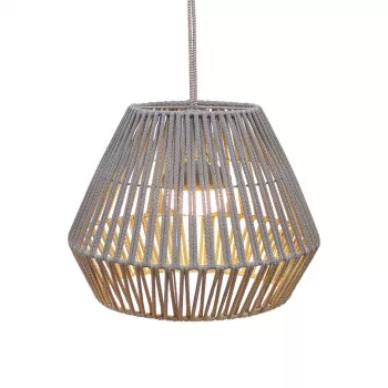 Nabíjecí závěsné svítidlo New Garden Conta, Taupe Grey