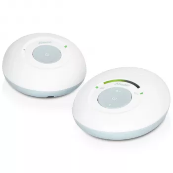 Dětská chůvička DECT Alecto DBX110 s režimem Full ECO, bílá/modrá