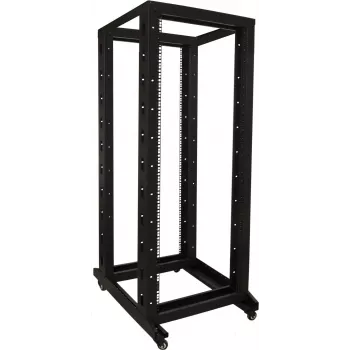 DSIT 32U 19 inch volně stojící serverová racková skříň na kolečkách, 600x800x1600 mm, černá, nesmontovaná