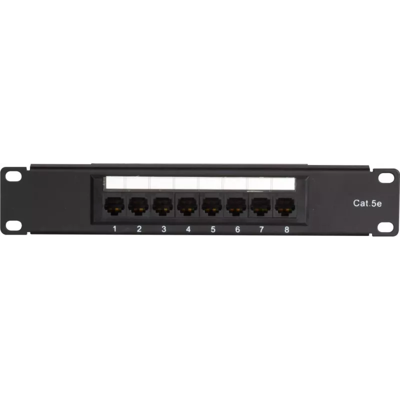 DSIT DS-10Patch5-8UTP 10 inch 8portový UTP CAT 5e patch panel