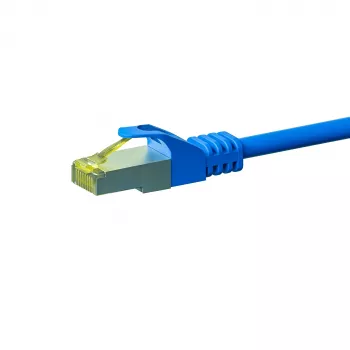 DSIT Cat.7 S/FTP síťový kabel, RJ45 samec na RJ45 samec, modrý, 7,5 m