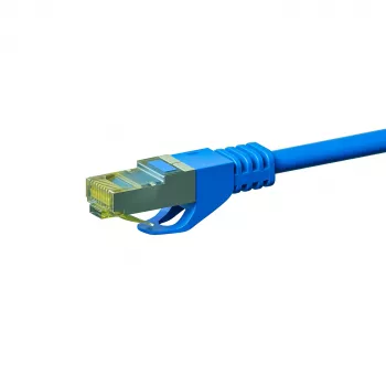DSIT Cat.7 S/FTP síťový kabel, RJ45 samec na RJ45 samec, modrý, 7,5 m