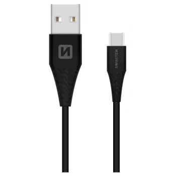 Swissten kabel USB-A na USB-C 3.1 Gen 1, 1,5 m, černý