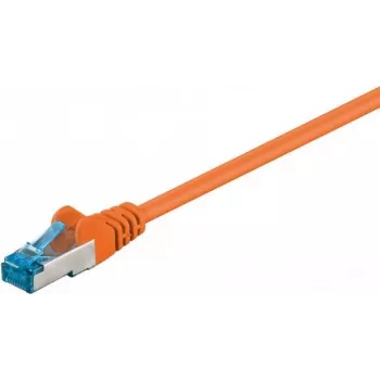 DSIT CAT 6a síťový kabel LSOH - S/FTP - 0,25 metru - oranžový (DC-6A6-002)