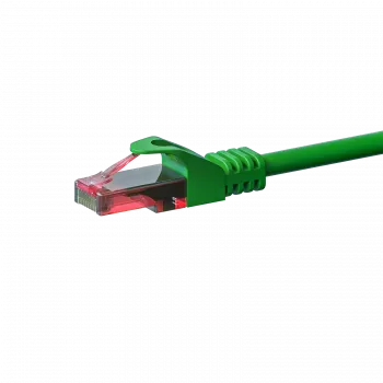 DSIT CAT6 U/UTP Ethernet patch kabel, 2 m, zelený, 100% měď, RJ45, 1 Gbit/s