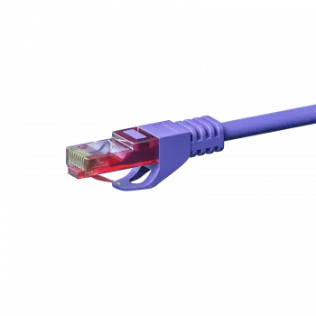 DSIT DC-68-050 CAT6 U/UTP síťový kabel, 5 m, fialový, 100% měď