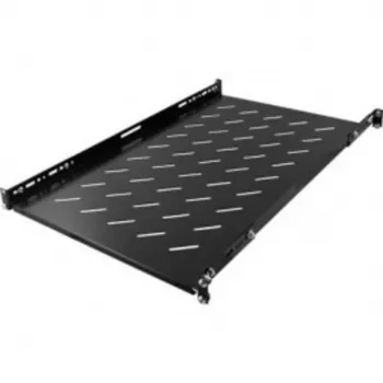 DSIT DS-FO96 19 inch univerzální pevná police 1U, nastavitelná hloubka 710-950 mm, černá