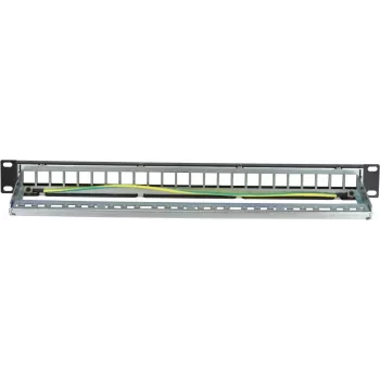 DSIT DS-Patch-24STP 24-Port Keystone Patch Panel S/UTP 1U Black