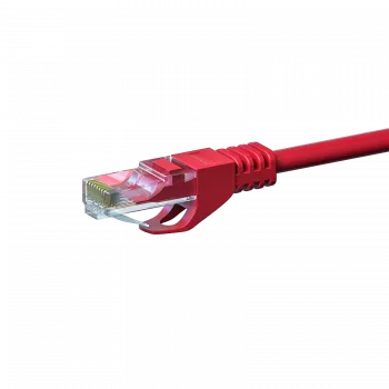 DSIT CAT 6 U/UTP síťový kabel 10 m červený CCA (DC-C65-100)