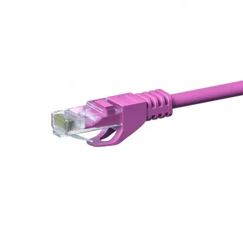 DSIT CAT5e U/UTP síťový kabel, 50 m, růžový, 100% měď (DC-59-500)