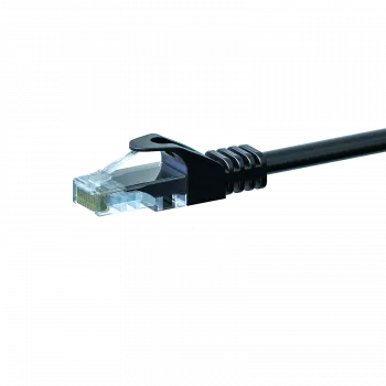 DSIT CAT 5e U/UTP patch kabel 7,5 m černý CCA RJ45 (DC-C50-075)