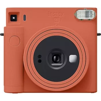 Fujifilm Instax Square SQ1 instantní fotoaparát, terakotově oranžový, s filmem (70100148679)