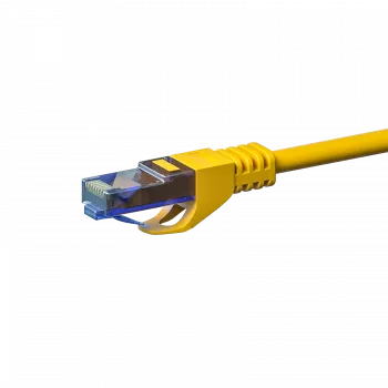 DSIT CAT6a Ethernet Patch Cable 100% Copper U/UTP 5m Yellow DC-U6A7-050