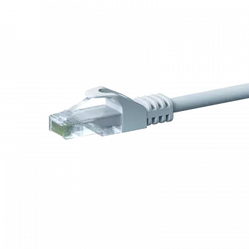 DSIT CAT5e síťový kabel U/UTP 15m bílý 100% měď Gigabit Ethernet RJ45 patch kabel