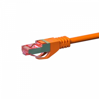 DSIT CAT 6 S/FTP LSOH Ethernet patch kabel, 30m, oranžový