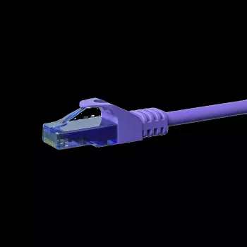 DSIT CAT6a ethernetový patch kabel 100% měď - U/UTP - 15 metrů - fialový (DC-U6A8-150)