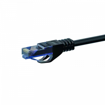 DSIT UTP CAT6a patch kabel 50m černý - 100% měď - 10Gbps - RJ45