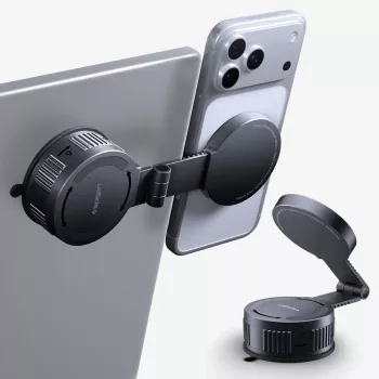Magnetický držák do auta Spigen MFT35-1 OneTap Pro MagSafe na palubní desku, čelní sklo a obrazovku, černý