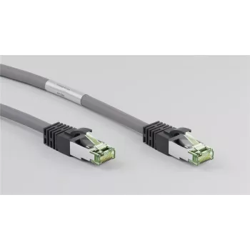DSIT RJ45 síťový kabel S/FTP PiMF CAT 8 kabel šedý 0,25m